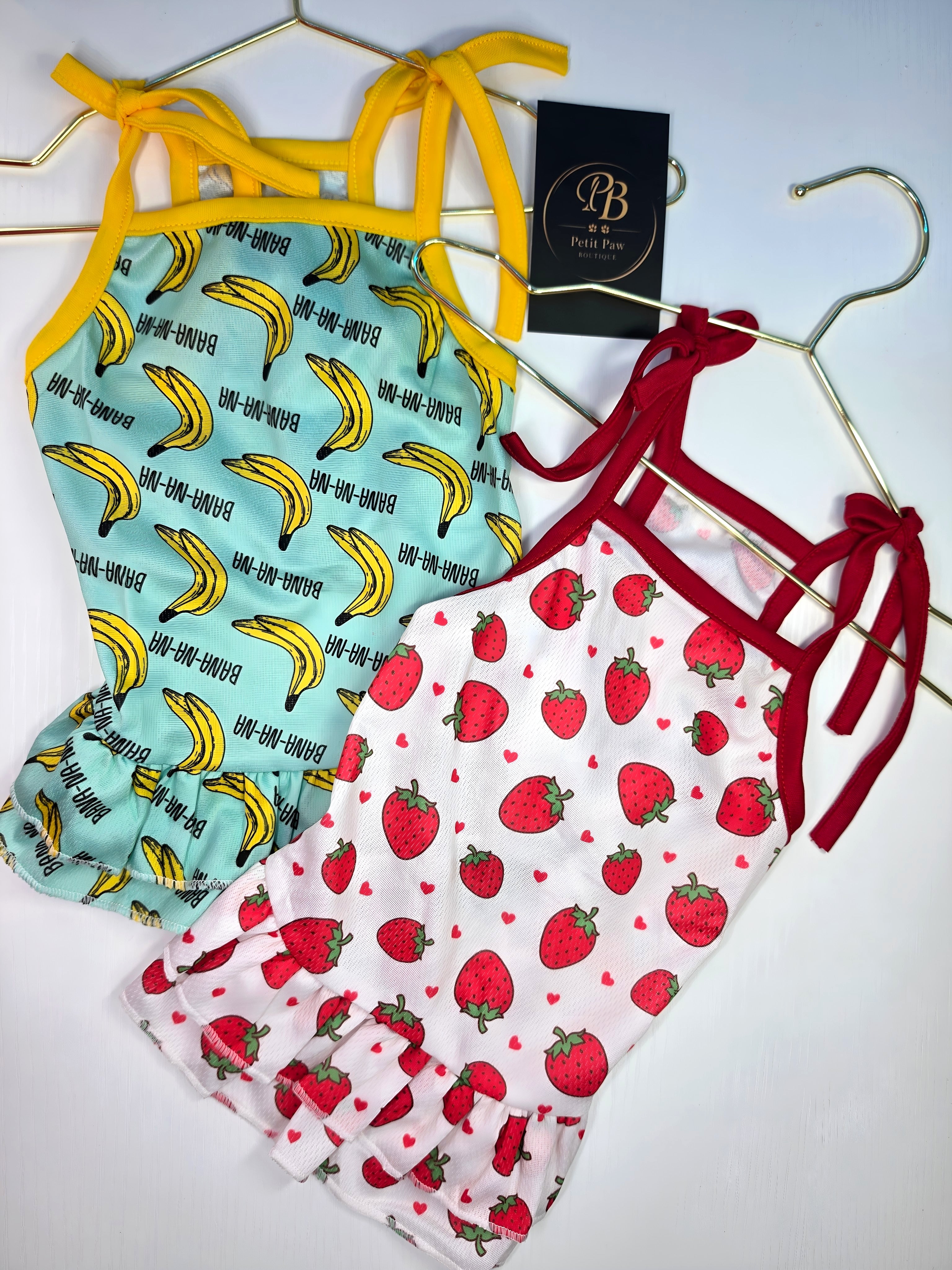 Traje de Baño Frutal con Volantes